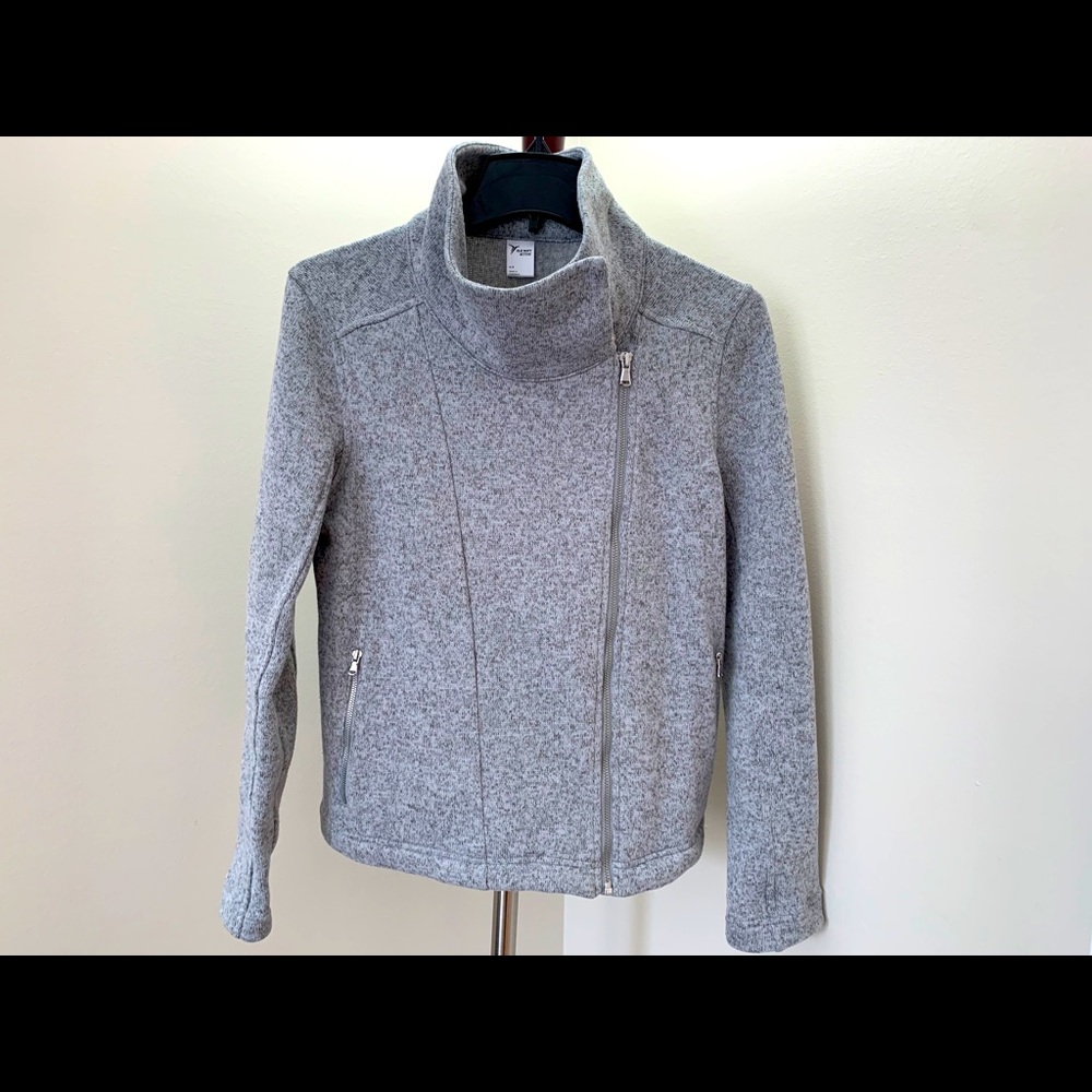 Old navy active fleece moto jacket
